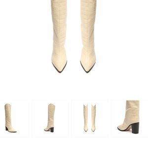 Schuts biege crocodile tall boots size 7.5
